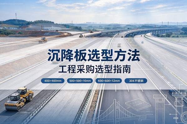 文昌沉降板选择方法