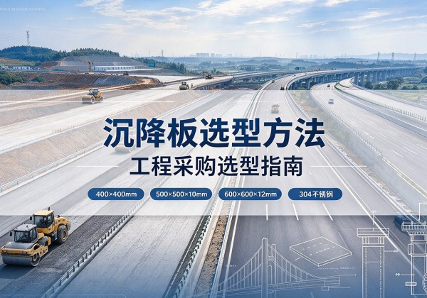 文昌沉降板选择方法